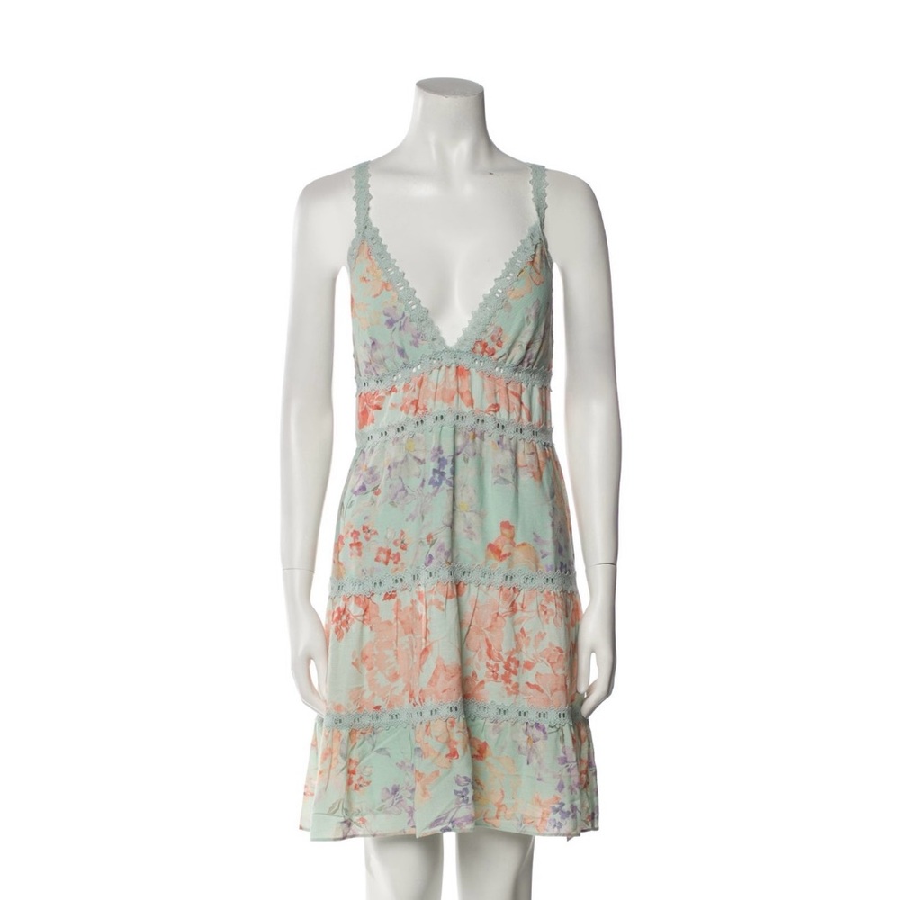 Alice Olivia floral printed dress xs